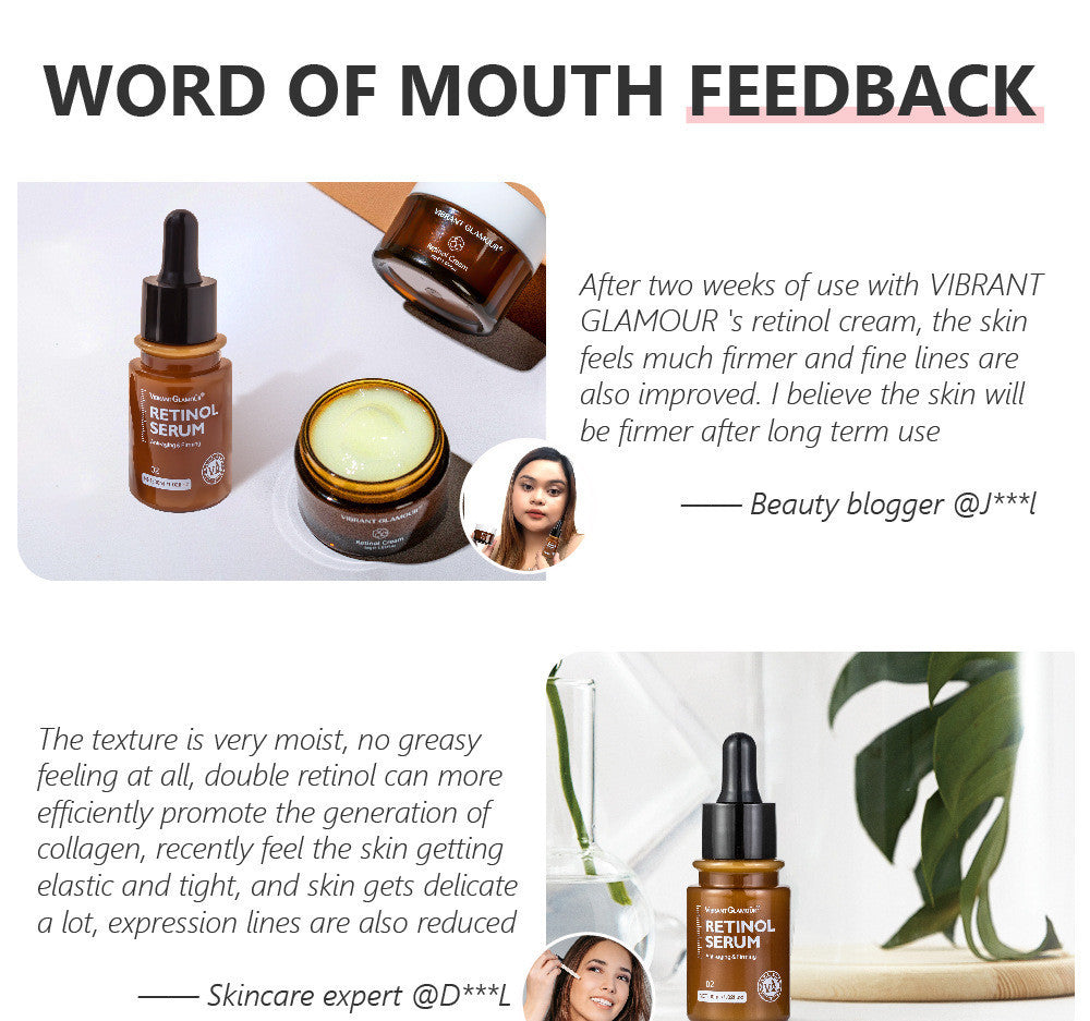 Sérum Facial Retinol Renovador – Vibrant Glamour