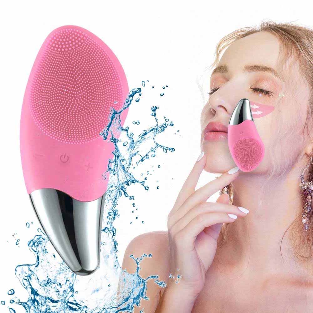 Esponja Facial Massageadora de Limpeza e Esfoliação Recarregável
