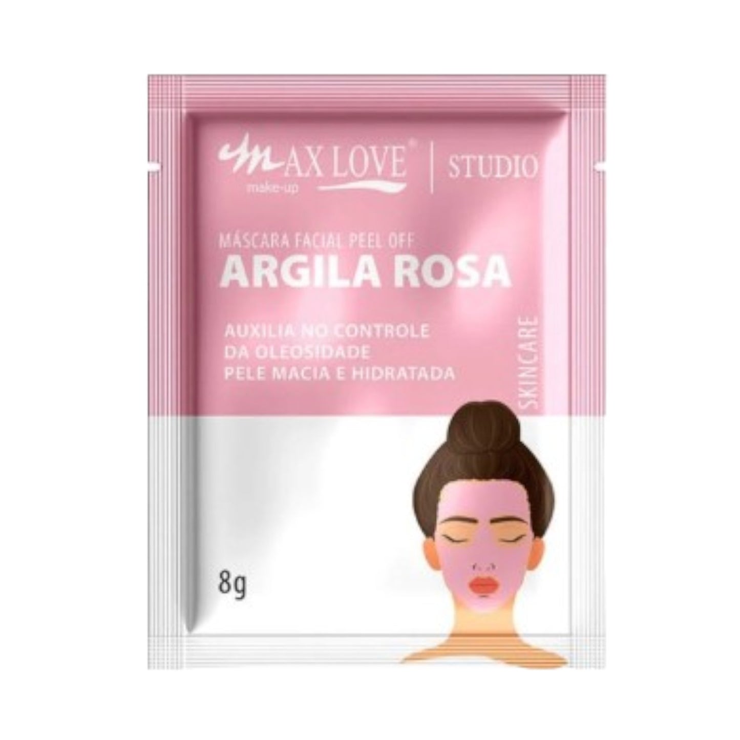 Máscara Facial Argila Rosa Max Love