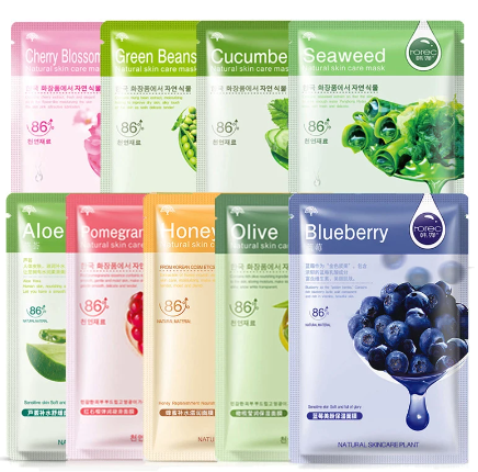 Máscara Facial Hidratante Blueberry Hchana