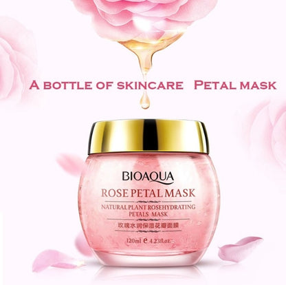Máscara Noturna BIOAQUA – Rose Petal & Osmanthus