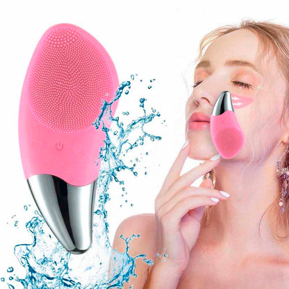 Esponja Facial Massageadora de Limpeza e Esfoliação Recarregável